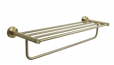 Полка для полотенец с держателем KAISER Bronze, бронза, KH-4109