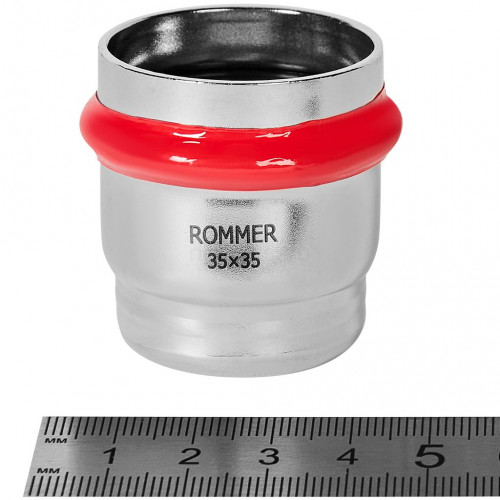 Заглушка ROMMER ВПр 35 мм из нержавеющей стали, RSS-1025-000035