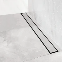 Душевой лоток Frameless Matte White 750 белый матовый под плитку, без рамки BETTOSERB