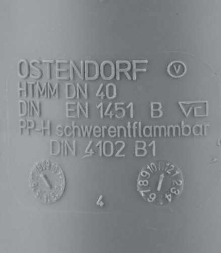 Муфта канализационная HTU 40 Ostendorf 111500