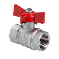 Кран шаровой VALTEC СТАНДАРТ ГОСТ 1/2" ВР/ВР, бабочка (VT.122.N.04)