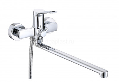 Смеситель для ванны HANSEN H22032, с длинным изливом, хром