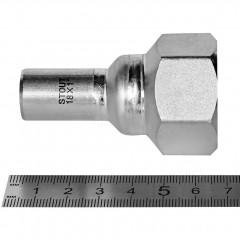Вставка переходная STOUT НПр-ВР, 18 мм x 1 дюйм, из нержавеющей стали, SSS-2023-000181