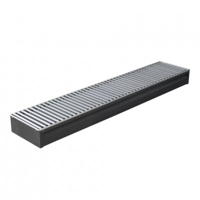 Конвектор внутрипольный водяной Бриз 200-140-4200 с естественной конвекцией КЗТО