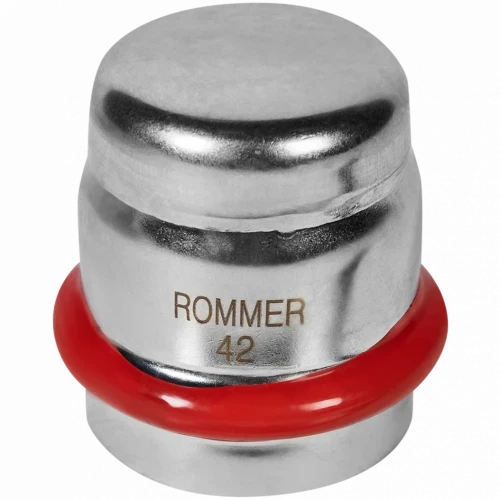Заглушка ВПр 42 из стали нержавеющей, прессовой ROMMER