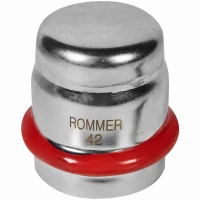 Заглушка ВПр 42 из стали нержавеющей, прессовой ROMMER