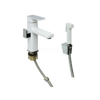 Смеситель для раковины Ganzer GZ12053-F Белый/хром