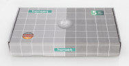 Смеситель для кухни HANSEN HN59304-GP, с гибким изливом, из нержавеющей стали, сатин