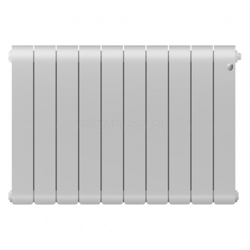 Радиатор биметаллический Royal Thermo Infinity 500 Bianco Traffico 10 секций, боковое подключение