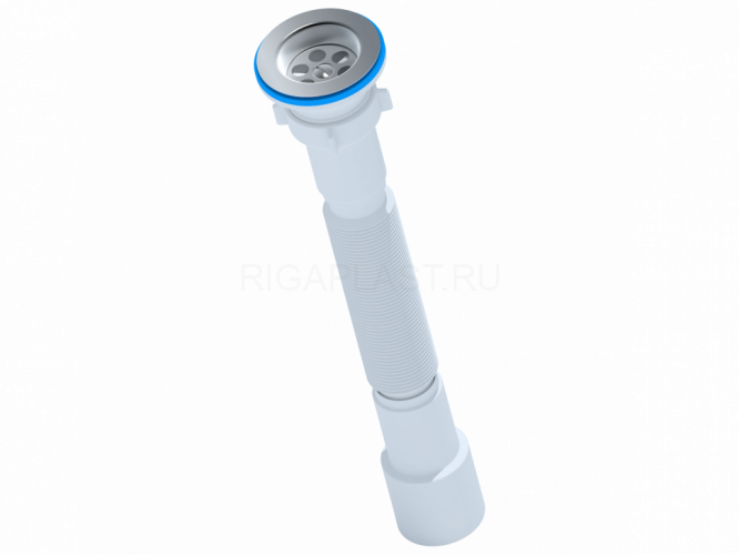 Гофра 1 1/2" х 40/50, длина 396-806 мм АНИ