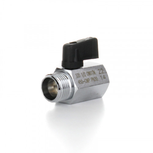 Кран шаровой ELSEN МИНИ 1/2"НВ, ручка флажок, EV93.1212