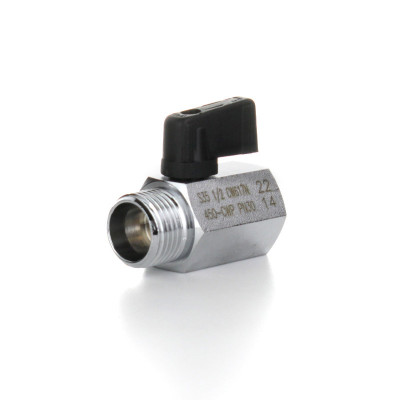 Кран шаровой ELSEN МИНИ 1/2"НВ, ручка флажок, EV93.1212
