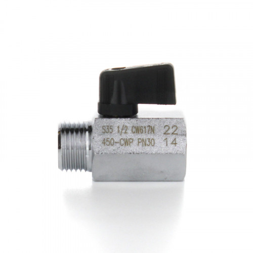 Кран шаровой ELSEN МИНИ 1/2"НВ, ручка флажок, EV93.1212