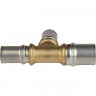 Тройник переходной 20х16х16 для металлопластиковых труб, прессовой STOUT SFP-0005-201616