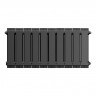 Радиатор биметаллический Royal Thermo PianoForte 300 Noir Sable 10 секций, боковое подключение