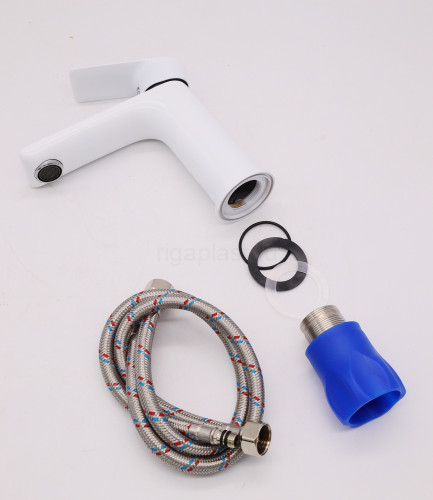 Смеситель для раковины GANZER GZ21011-F, белый хром