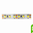 Лента со скотчем 3М светодиодная стандарт 2835, 120 LED/м, 12 Вт/м, 12В , IP20, Цвет: Нейтральный белый