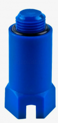 Заглушка тестовая ABA System 1/2" с наружной резьбой, синяя, RP-SN5071