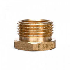 Футорка ELSEN НВ 3/4"×1/2", латунь, II поколение, EBF.19.3412
