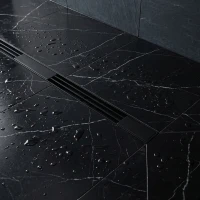 Душевой лоток Slim Line Matte Black 550 черный матовый BETTOSERB
