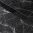 Душевой лоток Slim Line Matte Black 550 черный матовый BETTOSERB