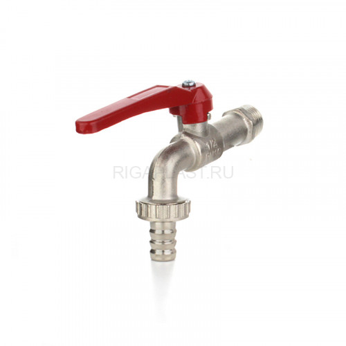 Кран шаровой ELSEN угловой со штуцером 1/2" Н, ручка рычаг, EV94.1212