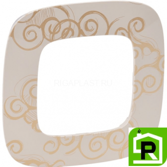 Рамка Legrand Valena Allure 1 пост Нарцисс золото 754351