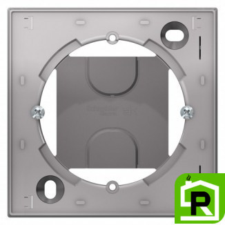 Рамка подъемная 1-ая, Алюминий, серия Atlas Design, Schneider Electric