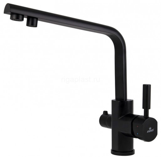 Смеситель для кухни Decor Black Matt с подачей фильтрованной воды KAISER 40144-7