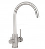 Смеситель для кухни Merkur Silver с подачей фильтрованной воды KAISER 26744-5
