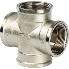 Крестовина STOUT ВВ 1 1/2", никелированная, SFT-0031-000112