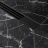 Душевой лоток Slim Line Matte Black 650 черный матовый BETTOSERB