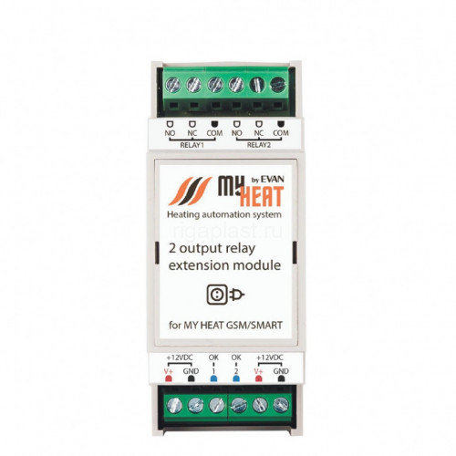 Блок реле на 2 выхода MY HEAT для GSM и SMART Эван