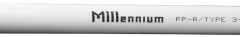 Труба полипропиленовая армированная стекловолокном PN20 25х3,5, штанга 1 м Millennium