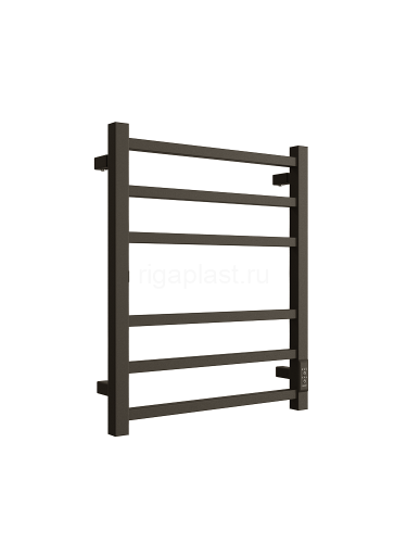 Полотенцесушитель электрический ДВИН L plaza neo 60/50, черный матовый, с диммером, арт. 4656759179236