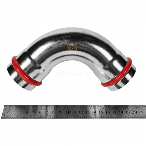 Угольник ROMMER 90° ВПр 54 мм из нержавеющей стали, RSS-0003-000054