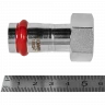 Переходник с накидной гайкой ROMMER ВР 18 мм x 3/4" из нержавеющей стали, RSS-0026-001834