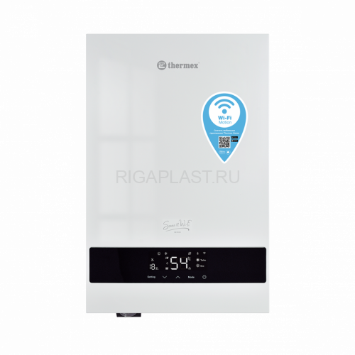 Котел электрический Sonne 12 Wi-Fi White, настенный Thermex