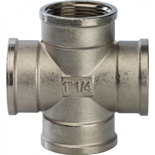 Крестовина ВВ 1 1/4, никелированная STOUT SFT-0031-000114