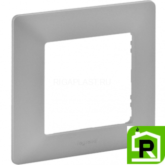Рамка Legrand Valena Life 1 пост Алюминий 754137