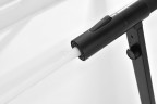 Смеситель для кухни GANZER GZ07127-C, с подключением к фильтру, с гибким изливом, черный