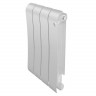 Радиатор биметаллический Royal Thermo Infinity 500 Bianco Traffico 4 секции, боковое подключение
