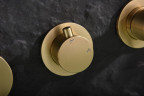 Смеситель для ванны GANZER GZ03134-S, скрытый монтаж, матовое золото