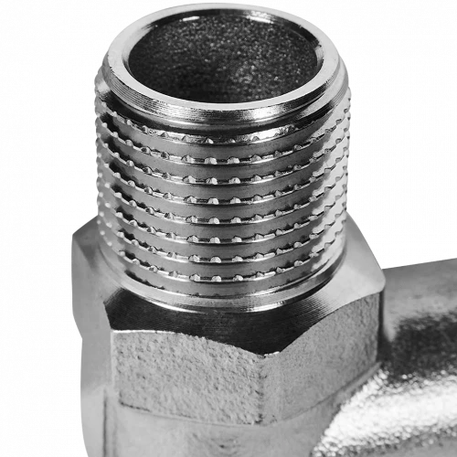 Угольник-переходник ROMMER НР 22 мм x 1/2" из нержавеющей стали, RSS-0010-002212