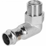 Угольник-переходник ROMMER НР 18 мм x 3/4" из нержавеющей стали, RSS-0010-001834