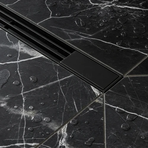 Душевой лоток Slim Line Matte Black 850 черный матовый BETTOSERB