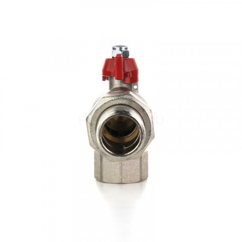 Кран шаровой ELSEN угловой 3/4" НВ американка, ручка бабочка, EV34.5201