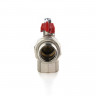 Кран шаровой ELSEN угловой 3/4" НВ американка, ручка бабочка, EV34.5201