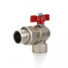 Кран шаровой ELSEN угловой 3/4" НВ американка, ручка бабочка, EV34.5201