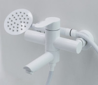 Смеситель для ванны HANSEN HN30032-F, из нержавеющей стали, белый